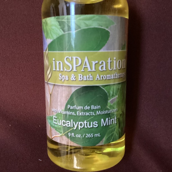 InSPAration Spa and Bath Aromatherapy Eucalyptus Mint NEW 9 fl oz/265 ml - Picture 3 of 5
